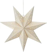 Oświetlenie świąteczne - Markslojd Gwiazda wisząca LED Blank, bateria, 45cm, złota - miniaturka - grafika 1