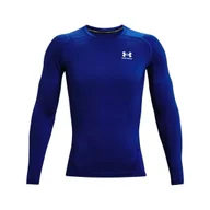 Koszulki męskie - Koszulka męska Under Armour HeatGear Comp LS Blue XXL - miniaturka - grafika 1