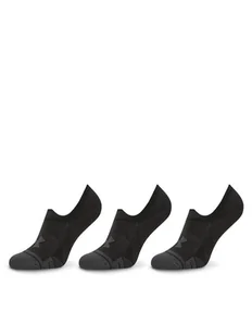 Under Armour Zestaw 3 par niskich skarpet unisex Performance Tech 1379502 Czarny - Skarpetki sportowe męskie - miniaturka - grafika 1