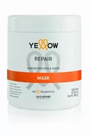 Maski do włosów - ALFAPARF YELLOW LISS THERAPY Maska regenerująca do włosów zniszczonych 500ml - miniaturka - grafika 1