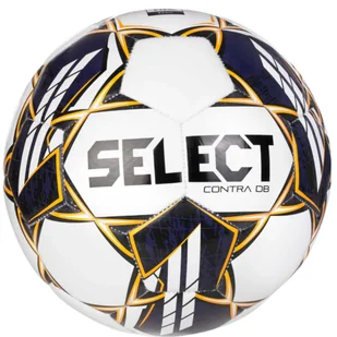 Piłka nożna Select Contra DB FIFA Basic v23 biało-purpurowa 18329 - rozmiar piłek - 5 - Piłka nożna - miniaturka - grafika 1