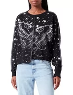 Swetry damskie - Just Cavalli Sweter damski sweter, 900j czarny żakard, XXS - miniaturka - grafika 1