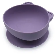 Miseczki i talerzyki dla dzieci - Melii Silicone Suction Bowl miska silikonowa z przyssawką Cat 2x300 ml - miniaturka - grafika 1