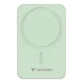Powerbanki - Powerbank verbatim charge 'n' go essentials magnetic wireless 20000mah usb-c pd 3.0 green - miniaturka - grafika 1