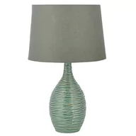 Lampy stojące - Beliani Lampa stołowa ciemnozielona 57 cm ATSAS - miniaturka - grafika 1