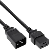 Kable - Kabel zasilający InLine InLine® Power cable C19 to C20 3-pin IEC male to female black 7.5m - miniaturka - grafika 1