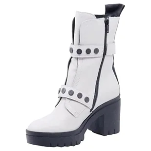 Fly London TAMA888FLY damskie botki, OFFWHITE, 9 UK - Botki damskie - miniaturka - grafika 1