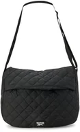 Torebki damskie - Reebok Damska torba crossbody - stylowa lekka nylonowa pikowana i niepikowana codzienna torba na ramię dla kobiet, Pikowana czarna Celine, rozmiar uniwersalny - miniaturka - grafika 1