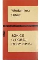 Poezja - Szkice o poezji rosyjskiej - miniaturka - grafika 1