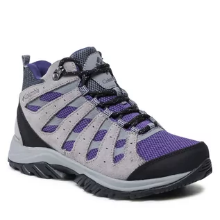 Buty trekkingowe damskie - Columbia Trekkingi Redmond III Mid Waterproof BL0168 Deep Purple/Ti Grey Steel 527 - grafika 1