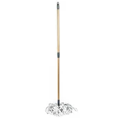 Miotły, szufle, mopy - Beldray LA069066GRYEU7 150 Years Copper Edition Telescopic Cloth Mop, Use Wet or Dry, Super Absorbent, Suitable for Most Hard Floors, Stylish Print - miniaturka - grafika 1