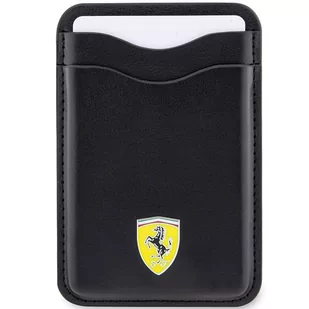 Ferrari Wallet Card Slot FEWCMRSIK czarny/black MagSafe Leather 2023 Collection - Plecaki - miniaturka - grafika 2