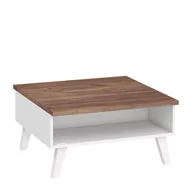 Ławy i stoliki kawowe - Ława NOR-06 Nordis MebloCross Craft Złoty / Biały Mat - miniaturka - grafika 1