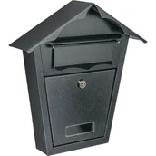Skrzynki na listy - Skrzynka na listy domek mała B6 antyk/szary - miniaturka - grafika 1