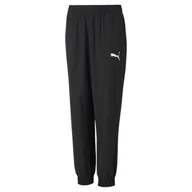 Odzież sportowa dziecięca - Młodzieżowe spodnie dresowe z tkaniny Active PUMA Black - miniaturka - grafika 1