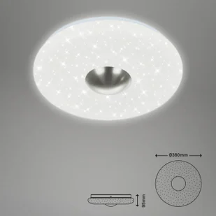Lampa sufitowa LED Nalu, dekor w gwiazdy, Ø 38 cm - Lampy sufitowe - miniaturka - grafika 2