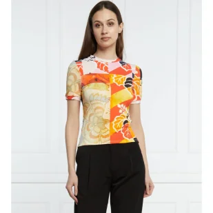 Desigual Bluzka TS_BATON ROUGE | Slim Fit - Bluzki damskie - miniaturka - grafika 1