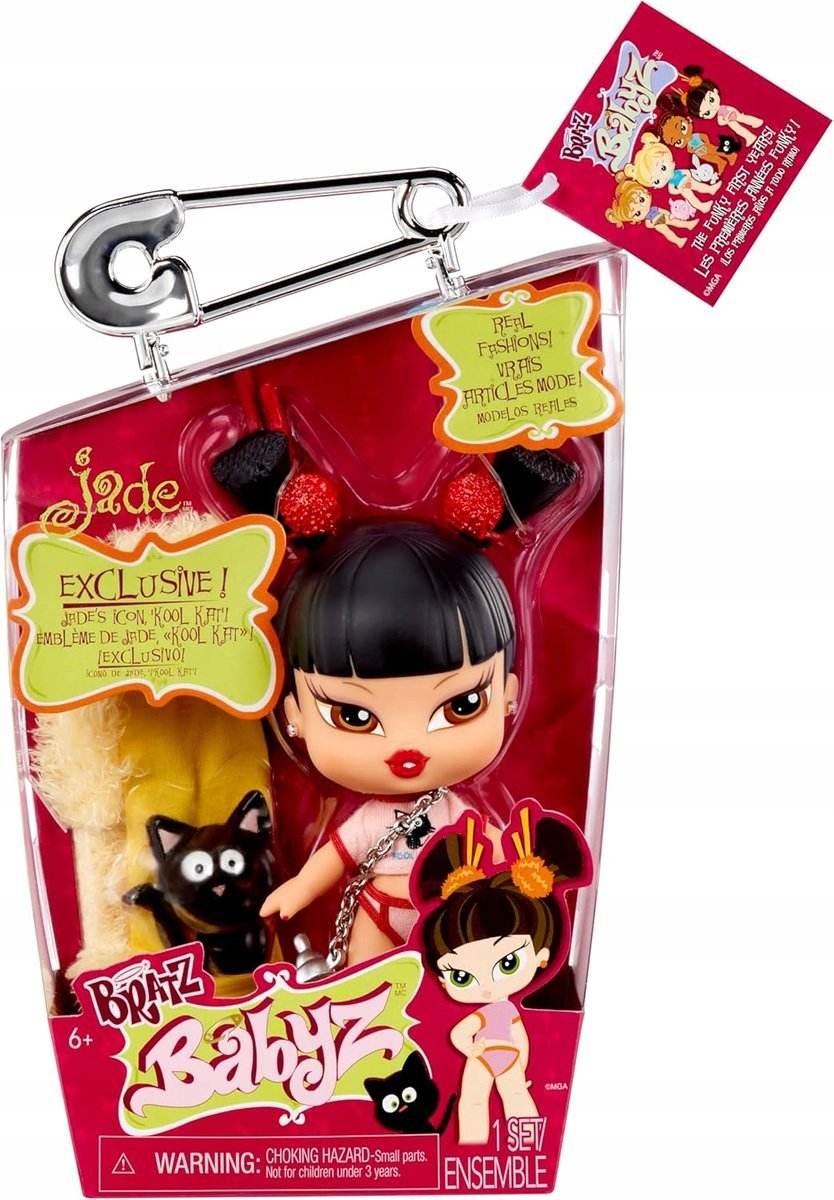 Bratz Babyz Jade Laleczka Mini Lalka Modowa Akcesoria Dla Dzieci Prezent