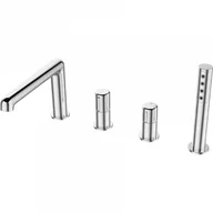 Baterie wannowe i prysznicowe - LAVEO BAO 014D PRETTO Bateria wannowa 4-otworowa Jednouchwytowa Sposób montażu: stojący Głowica: 30 mm Wykończenie: chrom - miniaturka - grafika 1