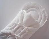 Pamiątka Chrztu Świętego - Biały becik niemowlęcy do Chrztu - miniaturka - grafika 1