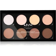 Bronzery i konturowanie twarzy - NYX Paletka do konturowania twarzy - Highlight & Contour Pro Palette - miniaturka - grafika 1
