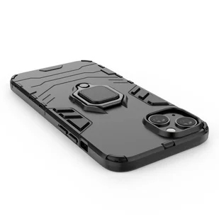 Ring Armor etui do iPhone 14 Pro Max pancerny pokrowiec uchwyt magnetyczny ring czarne - Etui i futerały do telefonów - miniaturka - grafika 17