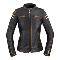 Odzież motocyklowa - Damska skórzana kurtka motocyklowa W-TEC Stripe Lady, Czarny, L - miniaturka - grafika 1