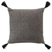 Poduszki dekoracyjne - Poduszka dekoracyjna do salonu JENNIE, bawełniana, z frędzlami, 40 x 40 cm - miniaturka - grafika 1