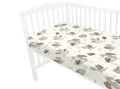 Prześcieradła dla dzieci - Prześcieradło 80X45 cm Do Wózka Draons Beż - miniaturka - grafika 1