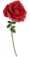 Sztuczne kwiaty - Czerwona Ogromna Róża XXL 160 CM - Oryginalny Prezent dla Kobiety - miniaturka - grafika 1