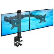 Uchwyty do monitorów - Ergosolid NF12 - Solidny biurkowy uchwyt do dwóch monitorów 2x LCD, LED 10"-30" Regulacja 3D NF12 - miniaturka - grafika 1