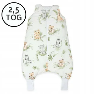 CAŁOROCZNY ŚPIWOREK Z NOGAWKAMI 56-68 XS 2,5 TOG BAWEŁNA100% PRODUKT POLSKI - Śpiworki dla dzieci - miniaturka - grafika 1