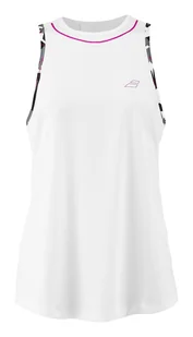 Damski podkoszulek Babolat Aero Tank Top Women White L - Koszulki sportowe damskie - miniaturka - grafika 1