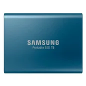 Dyski SSD - Samsung T5 500GB MU-PA500B niebieski - miniaturka - grafika 1