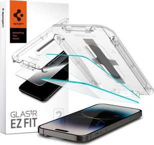Spigen SZKŁO HARTOWANE SPIGEN GLAS.TR ”EZ FIT” 2-PACK IPHONE 14 PRO CLEAR - Szkła hartowane na telefon - miniaturka - grafika 1