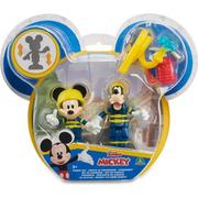 Figurki dla dzieci - MICKEY&MINNIE Mickey, 2 figurki przegubowe 7,5 cm z akcesoriami, różne wzory, zabawka dla dzieci od 3 lat, Mcc04 MCC04 - miniaturka - grafika 1