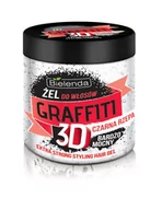 Kosmetyki do stylizacji włosów - Bielenda Graffiti 3D bardzo mocny żel do włosów z czarną rzepą 250g - miniaturka - grafika 1