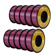 Filamenty i akcesoria do drukarek 3D - filament do drukarek 3D, jedwabny materiał PLA, średnica 175 mm, złoty, zielony, różowoczerwony - miniaturka - grafika 1