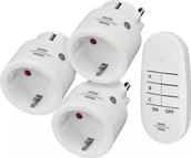 Systemy inteligentnych domów - Brennenstuhl Brennenstuhl Comfort-Line Remote Control Socket Set Mini 3+1 - miniaturka - grafika 1