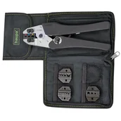 Narzędzia sieciowe - HAUPA Haupa szczypce zaciskarki końcówek kablowych, łączników, tulejek końcówek żył, wejście na ekranie, 211692 - miniaturka - grafika 1