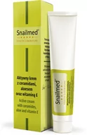 Kosmetyki pod oczy - Snailmed Krem pod oczy ceramidy aloes 25 ml - miniaturka - grafika 1