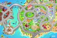 Maty piankowe - Mata Lateksowa 100X150 Efekt 3D - Dzielnica Nadmorska - miniaturka - grafika 1