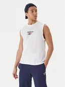 Koszulki męskie - Reebok Tank top Bradshaw RK25560CCM Biały Regular Fit - miniaturka - grafika 1