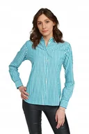 Koszule damskie - WRANGLER WESTERN SHIRT CARRIBEAN SEA W5Z14MB13 S - miniaturka - grafika 1