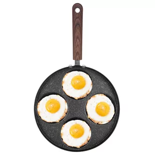 PATELNIA DO JAJEK PLACUSZKÓW RACUCHÓW 24CM INDUKCJA - Patelnie - miniaturka - grafika 1