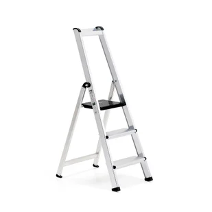 Profesjonalna drabina aluminiowa UPWARD, 3 stopnie, wys. 660 mm - Drabiny - miniaturka - grafika 1