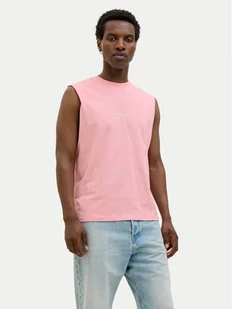 Jack&Jones Tank top Vesterbro 12250430 Różowy Oversize - Koszulki męskie - miniaturka - grafika 1