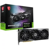 Karty graficzne - MSI GeForce RTX 4070 GAMING X SLIM 12GB GDDR6X - miniaturka - grafika 1