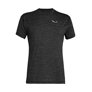 Salewa Salewa Puez Melange Dry M S/S koszulka męska czarny czarny melan$27 58/4XL 00-0000026537 - Koszulki męskie - miniaturka - grafika 1