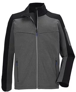 Killtec (KILAH) Męska kurtka polarowa / kurtka Powerstretch ze stójką KOW 32 MN FLX JCKT, średnio-szara, S, 38635-000 - Kurtki męskie - miniaturka - grafika 1